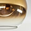 Koyoto Lámpara de Techo - Cristal dorado, Transparente, 4 luces