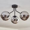Koyoto Lámpara de Techo - Cristal Cromo, Ahumado, 3 luces
