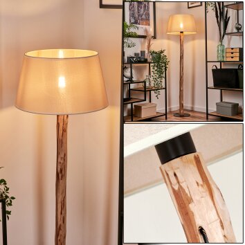 Bassagoda Lámpara de Pie Crudo, Negro, 1 luz Bassagoda Lámpara de Pie Crudo, Negro, 1 luz
