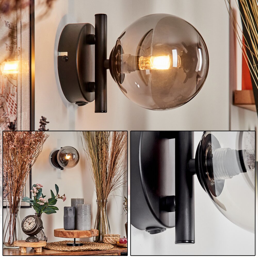 Chehalis Aplique - Cristal Ahumado, 1 luz main product photo
