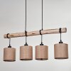 Soungou Lámpara Colgante Crudo, Negro, 4 luces