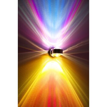 Top Light PukWall Aplique LED Cromo, 2 luces