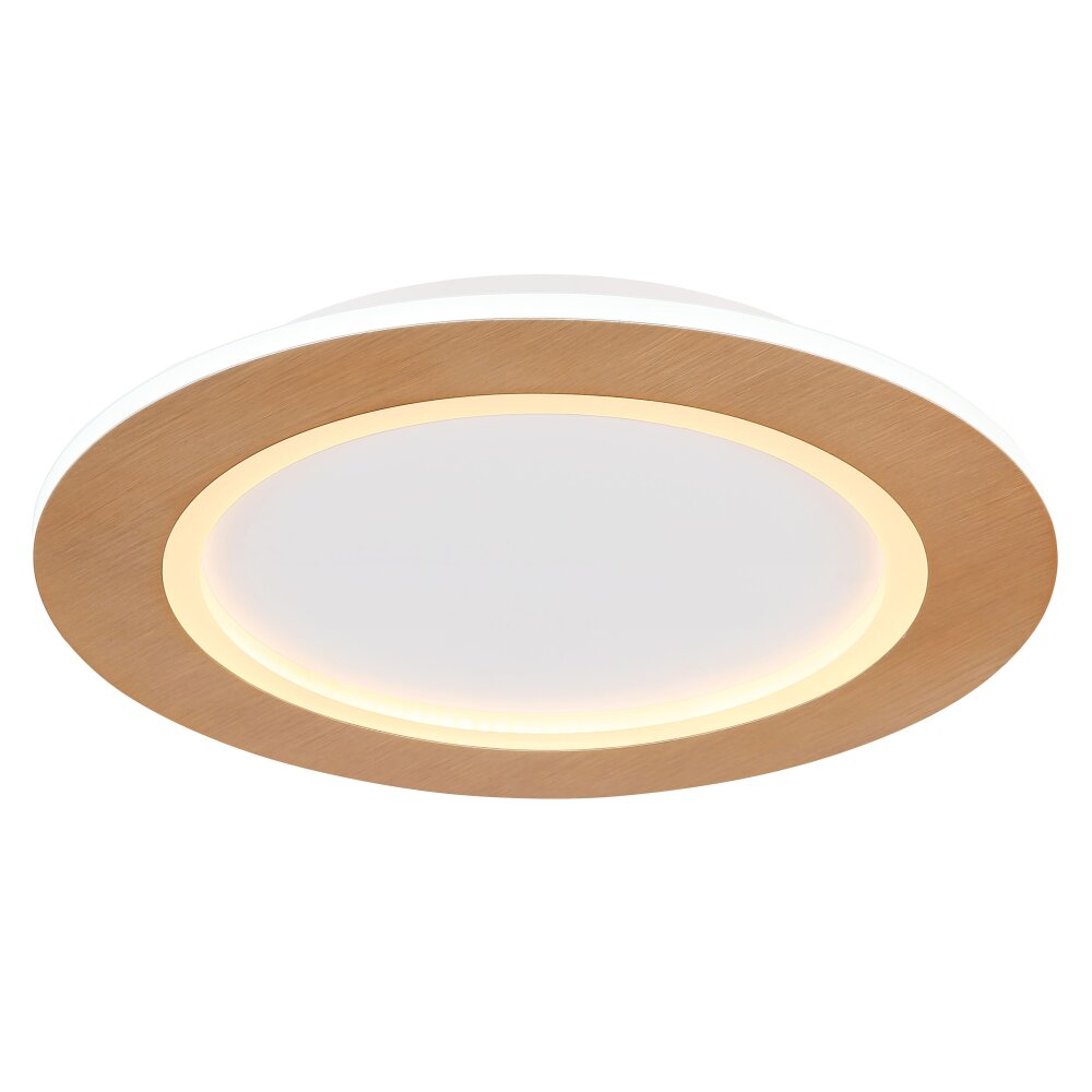 Globo CLAY Lámpara de Techo LED Color madera, Blanca, 1 luz main product photo
