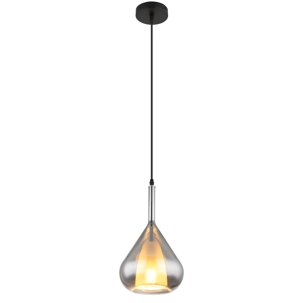 Globo GEEKY Lámpara Colgante Negro, 1 luz main product photo