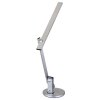 Globo SOLANA Lámpara de mesa LED aluminio bruñido, Blanca, 1 luz