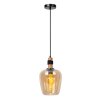 Lucide ILONA Lámpara Colgante Negro, 1 luz