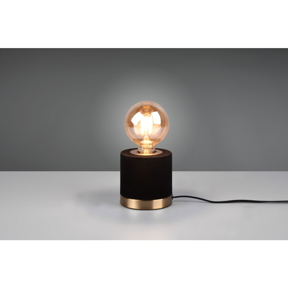 Reality Judy Lámpara de mesa Latón antiguo, Negro, 1 luz main product photo