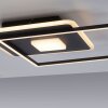 Leuchten-Direkt DOMINO Lámpara de Techo LED Negro, 1 luz