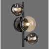Paul-Neuhaus POPSICLE Aplique LED Negro, 3 luces