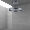 Paul-Neuhaus PURE E-CLIPSE Lámpara Colgante LED Gris, 2 luces, Mando a distancia