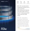 Paul-Neuhaus PURE E-CLIPSE Lámpara Colgante LED Gris, 2 luces, Mando a distancia
