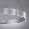Paul-Neuhaus PURE E-CLIPSE Lámpara Colgante LED Plata, 2 luces, Mando a distancia