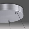 Paul-Neuhaus PURE E-CLIPSE Lámpara Colgante LED Plata, 2 luces, Mando a distancia