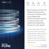 Paul-Neuhaus PURE E-LOOP Lámpara Colgante LED Gris, 2 luces, Mando a distancia