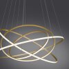 Paul-Neuhaus TESSARA Lámpara Colgante LED dorado, 1 luz, Mando a distancia