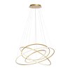 Paul-Neuhaus TESSARA Lámpara Colgante LED dorado, 1 luz, Mando a distancia