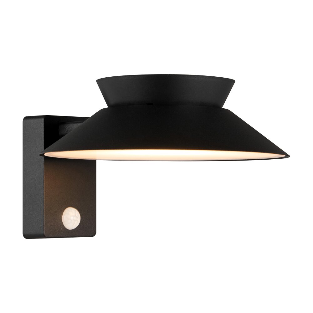 Nordlux JUSTINA Aplique para exterior LED Negro, 1 luz, Sensor de movimiento main product photo