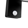 Nordlux JUSTINA Aplique para exterior LED Negro, 1 luz, Sensor de movimiento