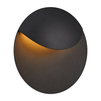 Nordlux VALOPIN Aplique para exterior LED Negro, 1 luz