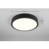 Trio ISEO Lámpara de Techo LED Negro, 1 luz