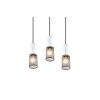 Trio TOSH Lámpara Colgante Negro, 3 luces