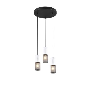 Trio TOSH Lámpara Colgante Negro, 3 luces