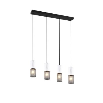 Trio TOSH Lámpara Colgante Negro, 4 luces