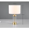 Reality GRAZIA Lámpara de mesa Latón, 1 luz