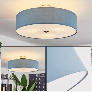 Foggia Lámpara de Techo Cromo, 3 luces