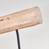 Soungou Lámpara de Techo Crudo, Negro, 3 luces