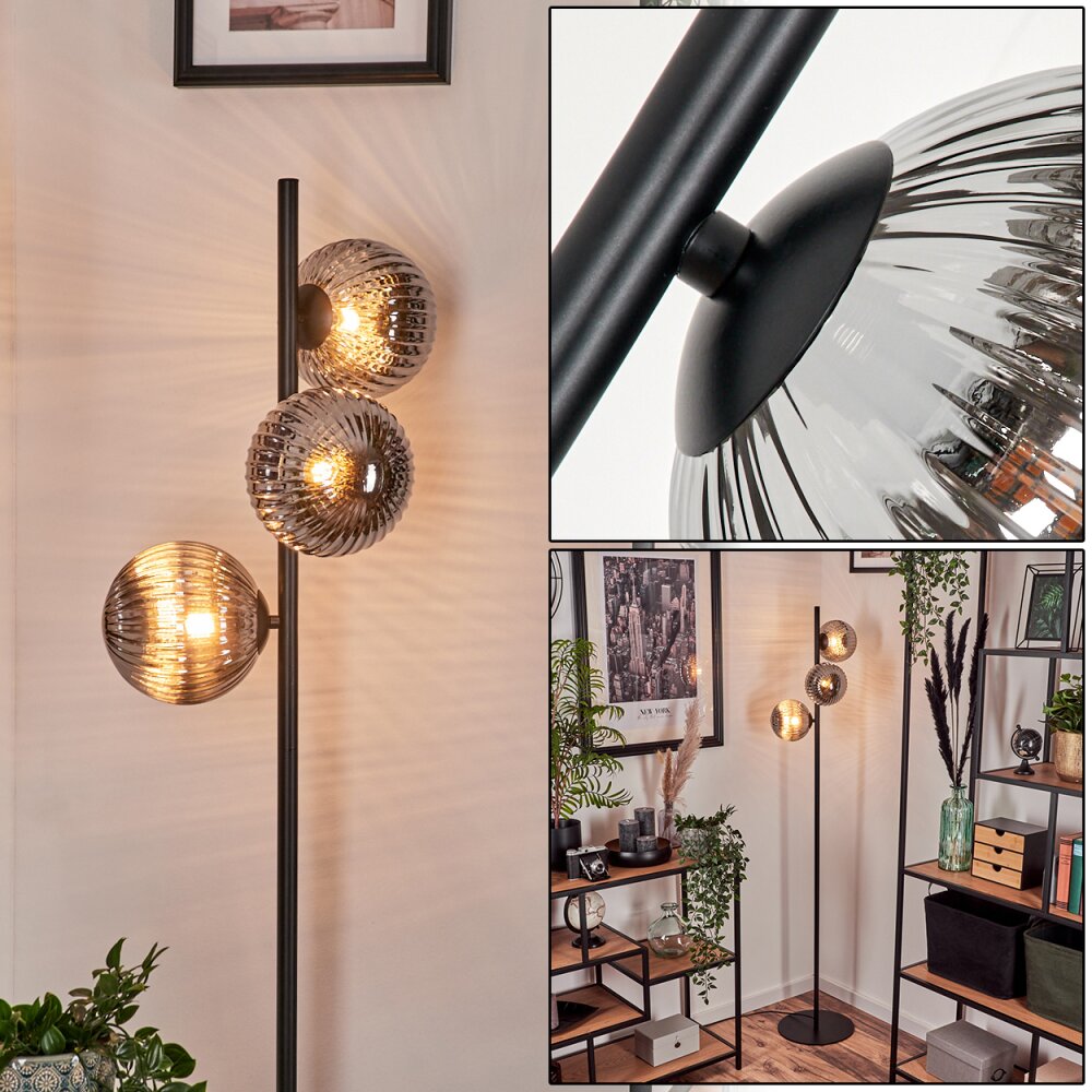 Remaisnil Lámpara de Pie - Szkło 15 cm Ahumado, 3 luces main product photo