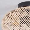 Brandala Lámpara de Techo 30 cm Negro, 2 luces