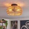Brandala Lámpara de Techo 30 cm Negro, 2 luces