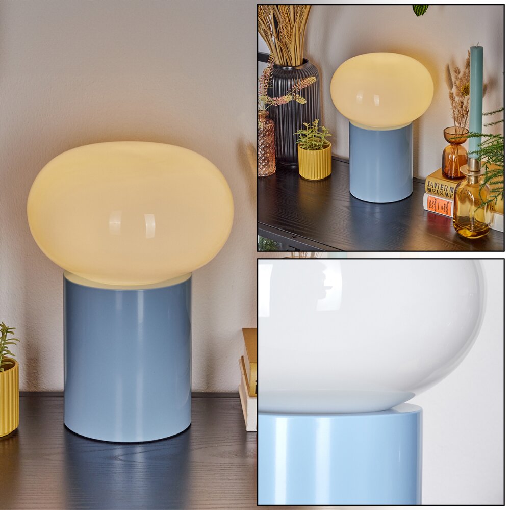 Godrie Lámpara de mesa Azul, 1 luz main product photo