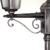 Loria Candelabro Negro, Plata, 2 luces