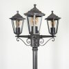 Loria Candelabro Negro, Plata, 3 luces
