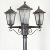 Loria Candelabro Negro, Plata, 3 luces