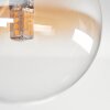 Chehalis Lámpara de Techo - Szkło 10 cm, 12 cm, 15 cm Colores ámbar, Transparente, 10 luces
