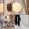 Chehalis Aplique - Cristal 12 cm Blanca, 1 luz