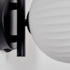 Chehalis Aplique - Cristal 12 cm Blanca, 1 luz