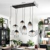 Kissaboui Lámpara Colgante Negro, 6 luces