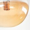 Chehalis Lámpara de Techo - Szkło 10 cm, 12 cm, 15 cm Colores ámbar, Ahumado, 10 luces