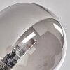 Chehalis Lámpara de Techo - Szkło 12 cm Ahumado, 6 luces