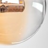 Chehalis Lámpara de Techo - Szkło 10 cm Colores ámbar, Transparente, 8 luces