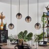 Evolene Lámpara Colgante Negro, 4 luces