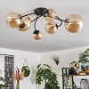 Chehalis Lámpara de Techo - Cristal 10 cm, 12 cm, 15 cm Colores ámbar, 6 luces