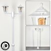 Loria Candelabro Blanca, 2 luces