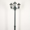 Loria Candelabro Verde, Negro, 3 luces