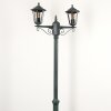 Loria Candelabro Verde, Negro, 2 luces