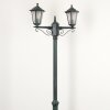 Loria Candelabro Verde, Negro, 2 luces